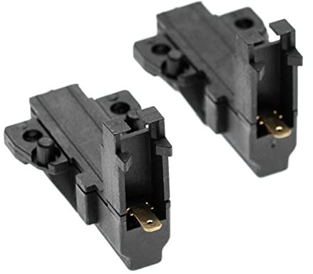 vhbw 2x escobilla carbono motor con base compatible con Balay TS825, TS832, TS833, TS834, TS835, TS852, TS852IRIS, TS8800 lavadora