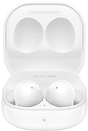 Samsung Galaxy Buds 2 | Cancellazione del rumore attiva, funzione di commutazione automatica, fino a 20 ore di durata della batteria, (bianco)