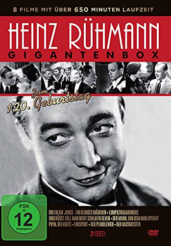 Heinz Rühmann Gigantenbox – 8 Filme DVD Box