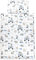 TupTam Kinder Bettwäsche Set Babybettwäsche Bettbezug 100 x 135 120 x 90 Kissenbezug 40 x 60 Jungen Mädchen 2-TLG, Farbe: Zoo Blau, Größe: 120x90 cm