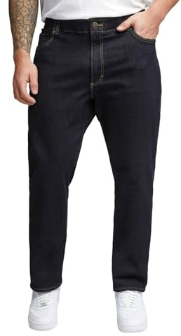 Lee Herren Straight Fit Mvp Jeans, Rinse, 36W / 36L