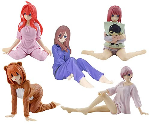 The Quintessential Quintuplets Figur Nakano Miku Nino Actionfigur Spielzeug Puppe Modell Cartoon Spiel Charakter Statue Ornamente