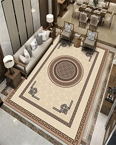 Teppich Auslegeware Teppisch Neue Chinesische Wohnzimmer Sofa Couchtisch Decke Zen Schlafzimmer Nachttischdecke Kaffeefarbe Weiche Teppiche 80X160cm