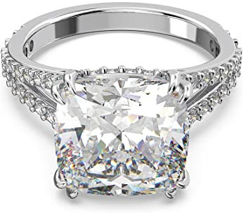 Swarovski Constella-Ring: Ring SQ L White/RHS 60 5642633. Marke:, Einheitsgröße, Metall, Kein Edelstein