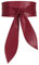 FEOYA Frauen Obi Gürtel Breiter Wickelgürtel Kleid Taillengürtel Dunkelrot L