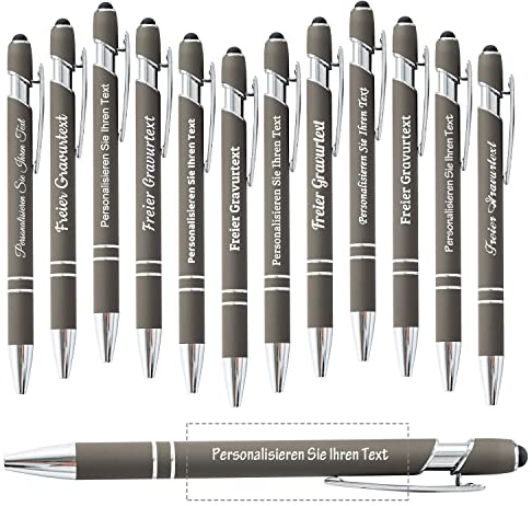Brocade Creek 120 personalisierte Stifte mit Namen, weicher Anschlag, perfekter Stift für Schüler/Erwachsene, Weihnachten, Abschlussfeiern, Jubiläen, Büros, Schulen, leichtes Schreiben.