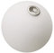 KCO Abat-jour globe en verre blanc givré de rechange pour luminaires, appliques murales, lustres, suspensions, 15 cm de diamètre