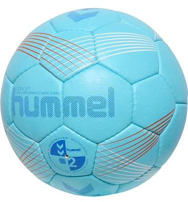 hummel Unisex – Erwachsene Concept Hb Handball, Blue/ORANGE/White, 3 EU