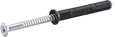 Würth 5521922 - Tasselli per unghie SHARK HAMMER | collo alto 6 x 60 | 200 tasselli per calcestruzzo e muratura | altezza di fissaggio 30, colore nero