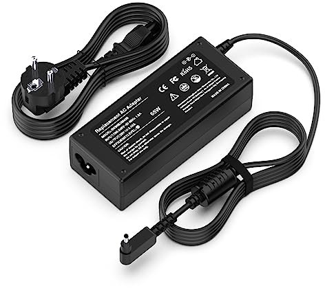 65W Cargador Portatil Acer para Acer Swift 1 3 5 SF314-52 SF314-51 SF314-52 SF314-52G SF114-31 SF114-32 PA-1450-26 A13-045N2A, Switch Alpha 11 12, Chromebook C720 C740 CB3 C810 CB5【3,0x1,1mm】