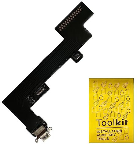 TPhaelay Dock Connector Replacement Compatible with iPad Air 4 4th/ 5 5th Gen 10.9 inch Charging Port Replacement Assembly Flex Cable(White)