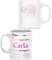 Worfull Regalos Tazas plástico. Tazas Personalizadas. Tazas Infantiles plástico Varios diseños. (HABÍA UNA VEZ ROSA)