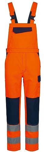 Feldtmann Warnschutz-Latzhose (as3, Numeric, Numeric_58, Regular, Regular, orange)