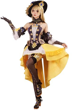 OSIAS Upgraded Edition Genshin Impact Navia Cosplay Costume(XL)