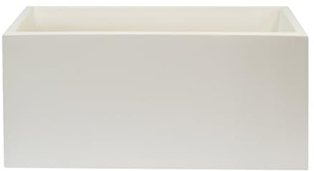 Jardinera rodr-i 80x40cm blanco