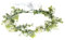 LZKHEH Künstlicher Blumenhaarreif: Blumenkranz mit Greenery-Krone und Brautschleier für Hochzeit, Party und Festival - Haarkranz, Kopfschmuck und Zierde in einem.