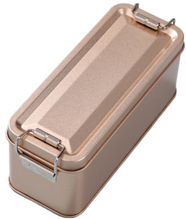 Boîte À Biscuits, Boîte De Rangement Rectangulaire En Fer Blanc, Boîte En Métal Avec Couvercle, Stockage De Biscuits De Grande Capacité, Boîte En Fer Blanc Légère, Boîte En Fer Blanc Antirouille, Réci
