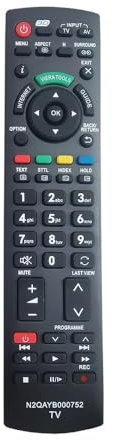N2QAYB000752 Replaced Remote Control for Panasonic N2QAYB000753 N2QAYB000352 N2QAYB000572 UR7628030 EUR7628010 TV