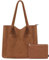 GASSDA Tote Bag Damen Cord Shopper Tasche Groß Umhängetasche Handtasche mit Kosmetiktaschen für Einkaufen Arbeiten Reisen und Schule