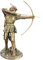 57 SPECIAL REPLICAS Skulptur Deko Robin Hood SCHIEßE EINEN Bogen Bronze Figur als Geschenk für Wohnzimmerdekoration Figuren Deko