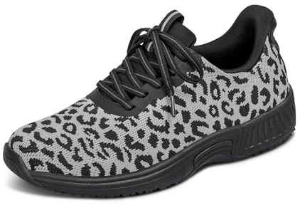 Orthofeet Kita Orthopädische Damen Sneaker | Hands-Free Wasserabweisender Slip-On Walkingschuh, Dehnbar, Atmungsaktiv, Rutschfest Und Fußgewölbestütze