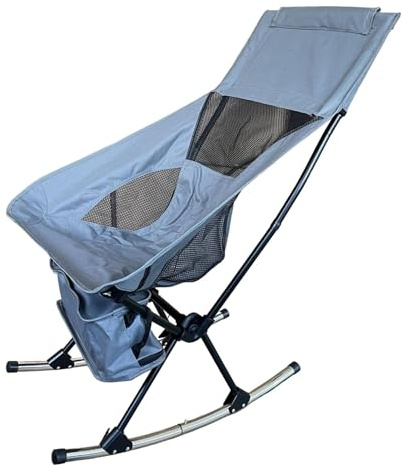 harayaa Tragbarer, Klappbarer Schaukelstuhl für Outdoor Aktivitäten, GRAU