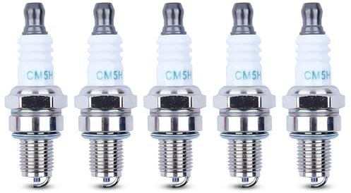 Gubeter Candela di accensione 4 tempi CM5H per Stihl FC70 BR500 BR550 BR600 per Honda per Husqvarna Rep CMR5H CMR5H per Stihl 0000 400 7011 per Honda 31916-Z0H-003, NGK 33333365