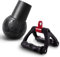 HXD-ERGO Doppel D Rudergriff Landmine Set, Aufsatz für Langhantel, Parallelgriff Latzug für Klassische Ruderübungen, Seilzug Griffe Fitness Pull Down Griff für Home Gym
