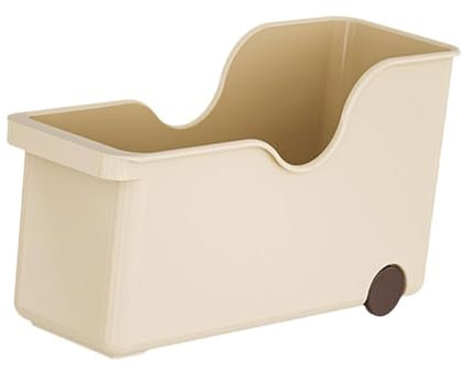 Fenteer Rollbare Aufbewahrungsbox, Rollbarer Aufbewahrungsbehälter mit Rollen, Gewürzhalter für das Schrankregal im, 40.4 cm X 14.7 cm X