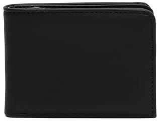 MISAKO Benty Brieftasche mit Fach für Geldscheine, Karten und Münzen Herren - Benty Schwarz 8 X 11 X 2 cm