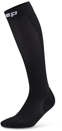 CEP - Lange Laufsocken mit Kompression für Damen, Core 5.0 Tall, Größe II/S / 25-31cm Wadenumfang, schwarz