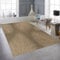 Teppich-Traum Teppich Indoor- Outdoorteppich wetterfest in dezentem Blättermuster in Beige Braun 120 x 170 cm