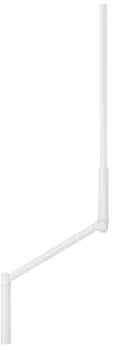Manivelle Geiger Blanche – Longueur 1300 mm - Diamètre 9,3/12 mm - Tige de Manœuvre Manuelle pour Volet Roulant – Compatible Bubendorff et Geiger - Acier et Aluminium