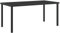 vidaXL Mesa de Jardín Negra 160x80x73 cm Vidrio Templado