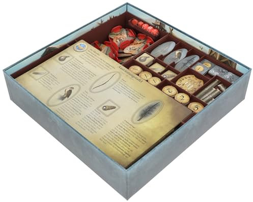 Feldherr Organizer kompatibel mit Die Legenden von Andor: Das Ferne Land - Insert für Brettspielbox - Sortierter Spielaufbau - Schnell griffbereit