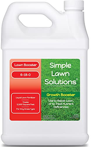 Simple Lawn Solutions Extreme hierba crecimiento césped Booster - Fertilizante líquido concentrado con Fulvic & húmicos, libre de ácidos, para cualquier tipo de césped