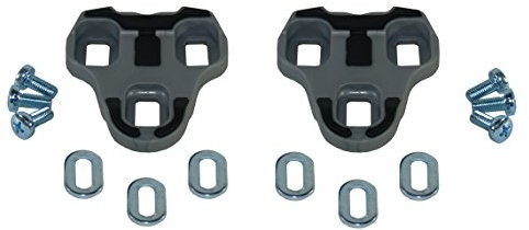cyclingcolors Cleats kompatibel mit Look KEO Grip GRAU 4.5° PEDALPLATTEN Paar SCHUHPLATTEN Pedal Fahrrad RENNRAD PEDALPLATTE