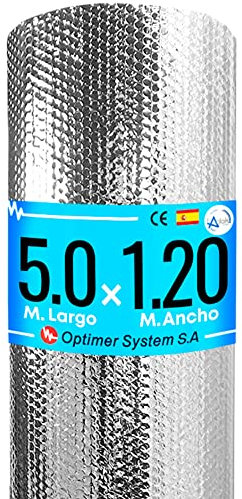 Optimer System - Panneau Isolant Thermique - Isolant Thermique Radiateur - 5x1.20m