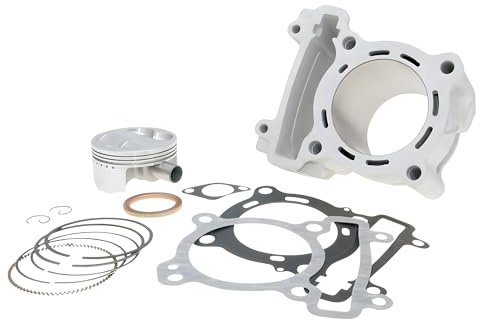 Zylinderkit Naraku 200ccm 66mm Keramik für Yamaha YZF-R WR, X-Max 125 | Hub 58,6 mm, Hartchrom Beschichtung, OEM NK600.76, mit Dichtungen kompatibel mit Yamaha YP 125 X-Max Baujahr 2008 bis 2009
