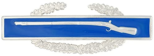 Insignia de infantería de combate del ejército (CIB) con acabado de espejo de tamaño completo