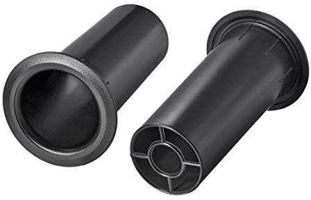 sourcing map 50mm x 122mm Speaker Port Tube Subwoofer Bass Reflex Tube Bass Woofer Box 2pcs