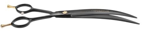 EHASO Revolution Black Schere Titanium 23cm gebogen