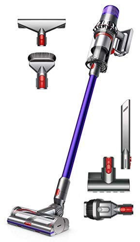 Dyson V11 Absolute Extra, hasta 60 Minutos de autonomía con Pantalla, 5 Accesorios con Cepillo Dyson V11 Aspirador inalámbrico (níquel/Azul)