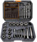 REBRA Screw&Bolt Extractor Set and Left-Hand Drill Bit Set, with Hex Adapter, Easy Out Stripped Screw Remover Socket Set Tool for Stripped, Damaged, Rounded-Off, Rusted Bolts, Nuts&Screws 26-Pieces