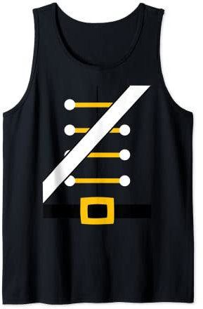 Nutcracker Costume Toy Soldier Easy Dress Up Uniform Tank Top