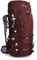 MOUNTAINTOP Trekkingrucksack Damen 60L Großer Rucksack Wanderrucksack Reiserucksack Outdoor Rucksack mit Regenhülle(Rötlichbraun)