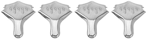 HEMOTON 4 Stück Entsafter Manuelle Zitronenpresse Fruchtzerkleinerer Küchenwolf Handliche Zitronenpresse Klemme Für Zitronenpresse Zitruspresse Altmodisch Rostfreier Stahl Orangenpresse