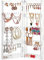 Kurtzy Faltbarer Acryl Schmuck Organizer - 8 Etagen & 2 Paneele für Ohrringe, Armbänder & Ketten Aufbewahrung - Für 64 Paar Ohrringe - Klarer Transparenter Jewelry Organizer