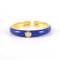 YAMAL Damenring Silber 925, Zarte Verstellbare Ringe Minimalistischer Zirkonring Elegant S925 Silber Offene Ringe Blau Gedenkring Modeaccessoires Schmuck Geschenkringe Für Damen Damen