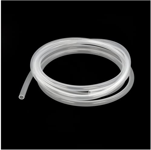 Tube en silicone 3 mm x 5 mm x 5 mm OD Tuyau de 5 mètres, tuyau flexible en caoutchouc de silicone de qualité alimentaire, tuyau d'eau, tuyau d'air, translucide